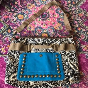 Boho inspired canvas bag